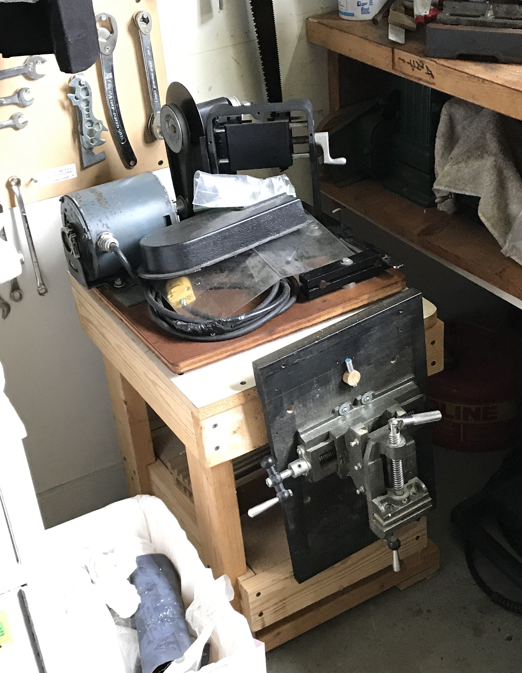 Bowl cutter on table